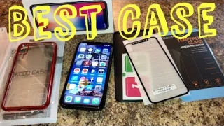 🍎Best iPhone X Case Clear Plating TPU & Full Face H9 Tempered Glass Screen Protector Review