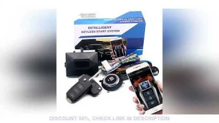 Universal Car Alarm AutoStart Keyless Entry System Remote Start Kit For Car Push One Button Start St