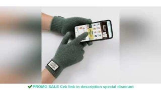 Wool Cashmere Gloves Touch Screen Winter Men Knitted Gloves Solid Color High Quality Winter Autumn T