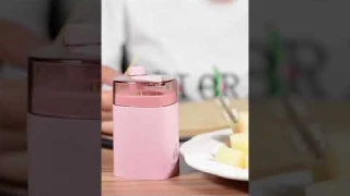 Automatic Toothpick Holder Container Wheat Straw Kitchen Toothpick Bottle Toothpick Box