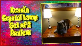 Acaxin Crystal Lamp Set Of 2 Lights Review | Lamp With USB Ports | MumblesVideos Product Review