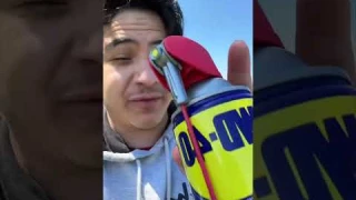 Removing Spray Paint From A Car!! #shorts