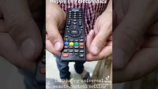remote control 1130 Happy and Huayu   setting