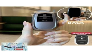 1 Pc TPU Smart Car Key Case Metal Gray Car Key Protective Review