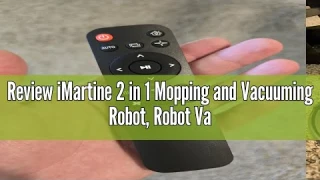 Review iMartine 2 in 1 Mopping and Vacuuming Robot, Robot Vacuum and Mop Combo Compatible with WiFi/