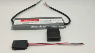 LED Touch Switch with 220V to 12V Converter and Power Amplifier Control Max 100w LED Strip's On off