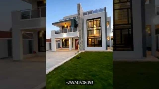 UJENZI WA GHOROFA YA KISASA UMEKAMILIKA KWA VIWANGO TIMILIFU KABISA #dreammansion #housedesign