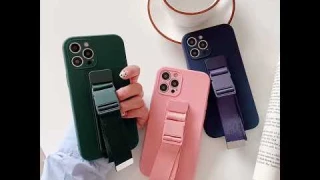 A Cool iPhone 13 Case with Adjustable Wrist Strap Kickstand