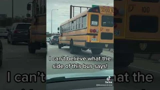 Only In Chicago! 😂 (School Bus TikTok)