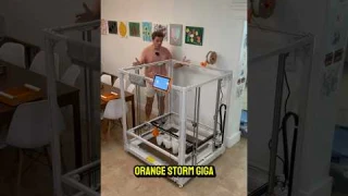Orangestorm Giga by Elegoo just got here 4 days ago. “Huge” is an understatement. #3dprinting