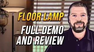 LEPOWER LED Floor Lamp Review With Reading Lamp & Remote