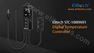 Elitech STC-1000WIFI Temperature controller operation video