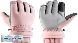 Andiker Women Winter Ski Gloves Waterproof Touchscreen Snowboard Gloves Windproof Warm Review