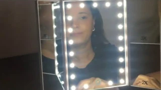 Led lighted beauty makeup mirror with touch screen /unboxing /review / demo 2018