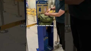 Real TEST! The Ryanair Luggage gauge
