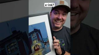 E-ink picture frame with NO wire! 😮