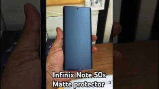 Infinix Note 50s 5g mobile matte screen protector | Infinix Note50s tempered glass #trend #protector