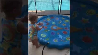 3-in-1 Splash Pad for Toddlers: Sprinkler, Wading Pool, and Play Mat #splashpad