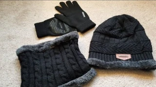 Maylisacc winter 3 piece set (hat, neck gaiter & gloves)