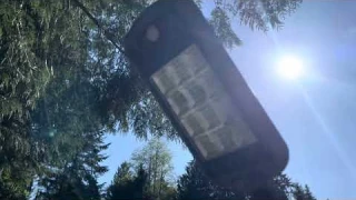 Just in Time For Summer: Unboxing and Reivew of Solar Lights Mounted to Fence Post