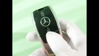 Mercedes Benz car key case, ultra-thin, practical, gradient color, perfect product for protection