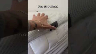 This mattress topper feels like an air conditioner!