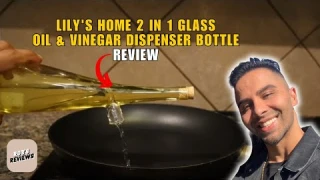Lily's Home Glass Oil & Vinegar Dispenser Review: Must-Have Kitchen Essentials & Accessories!