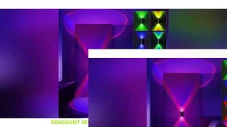 1PC/2PCS /4PCS Rechargeable LED Night Lights with Motion Sensor Wall Lights, RGB Gradient Ambient Li