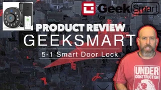 PRODUCT REVIEW - 5-in-1 Geek Smart Smart Door Lock!!!!
