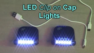 Mudder (2 Pcs) LED Clip on Cap Lights, USB Rechargeable, Hands-Free - Gesture Control REVIEW