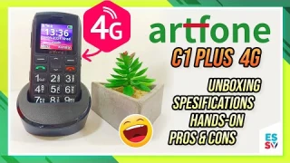 Artfone C1+ 4G | Best LTE Basic Phone For Senior Citizen + Large Buttons