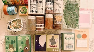 Studio Ghibli and Washi Tape Stationery Haul