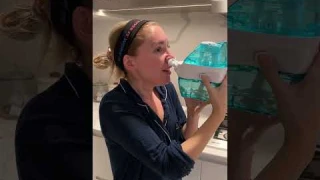 Trying a Navage Nose Cleaner #shorts