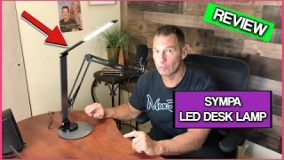 LED Desk Lamp, sympa Aluminum Alloy Dimmable LED Table Lamp with 3 Color Modes, 6 Brightness Levels,