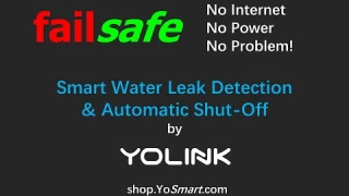 Smart Water Leak Detection & Shut-off - No Internet, No Power!