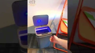 Automatic Touchless Kitchen Trash Can With LED Light