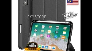 APPLE IPAD MINI 6 2021 DOMO DUX DUCIS Smart Wake Sleep SPEN HOLE Trifold Stand Leather Flip Case