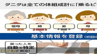 タニタ 体重 体組成計 日本製 BC-705N WH 自動認識機能付き/測定者をピタリと当てる