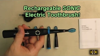 TEETHEORY Rechargeable Sonic Electric Toothbrush & 8 Brush Heads 40,000 VPM, 5 Modes -REVIEW