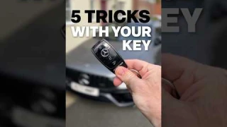 5 Tricks with your Mercedes key #mercedes #car  #shorts