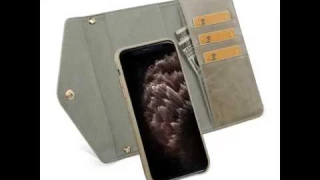 Purse Style Phone Case With Shoulder Strap Detachable Wallet Phone Case For IPhone 11 ProIphone 11