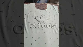 #Emboss print#shorts #youtube #T-Shirt printing