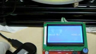 Verification of RRD Full Graphic Smart Controller, without homing, endstop to carriage ＞ 84mm