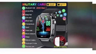 Latest Products You Must Know! 2025 AI Laser Diagnosis Health Smart Watches Men ECG+PPG Blood lip