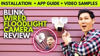 NEW Blink Wired Floodlight Cam - REVIEW, INSTALL, APP GUIDE with VIDEO SAMPLES