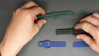 Review: uEmoh quick release 18mm, 20mm, 22mm  silicone watch bands $3 each