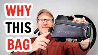 Ultimate Bike Accessory: RockBros Front Bag with Phone Holder