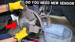 DO YOU NEED TO REPLACE BRAKE PAD WEAR SENSOR ON BMW WHEN REPLACING BRAKE PADS