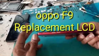 cara mengganti lcd oppo F9