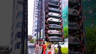 Tower parking building automated parking solutions vertical smart parking system